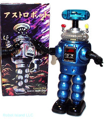 Lost in Space Robot YM-3 Blue Tin Toy Windup