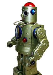 Metal House Japan Machine Robot Prototype Tin Toy - SOLD