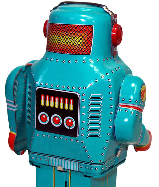 ARRIVED! Green Sparky Robot Ichiko Japan Tin Toy Windup – Robot Island