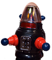 ARRIVED! Black Moon Robot Robby the Robot Tin Toy Windup Limited Edition Black