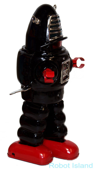Planet Robot Robby the Robot Black Windup Tin Toy Black – Robot Island