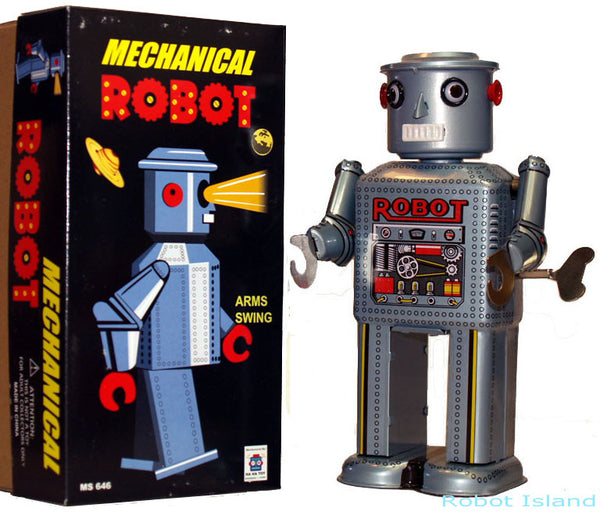 R-35 Robot Windup Tin Toy Large Version - SALE! – Robot Island