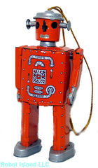 ATOMIC ROBOT MAN ROBOT Tin Toy Ornament Christmas!