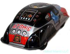 Atomic Robot Mr. Atomic Robot Space Car Tin Toy Windup