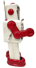 A White Space Explorer Robot Windup Tin Toy Limited Edition