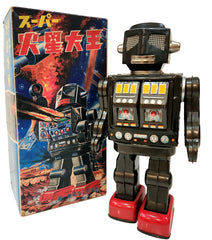 ARRIVED! A 1960's Horikawa Japan Super Mars King Rotatomatic Vintage Robot Tin Toy