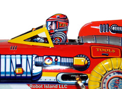 Space Racer Sonic Moon Car Tin Toy "2001 A Space Odyssey"