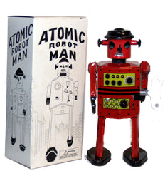 ATOMIC ROBOT MAN ROBOT Tin Toy Windup. St. John Limited Edition Collector's