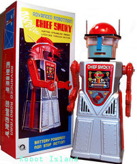 Chief Smoky Robot Mr. Chief SILVER Numbered Limited Edition Exclusive
