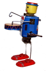 Robot Drummer Robot Wind Up Tin Toy Wacky Motion