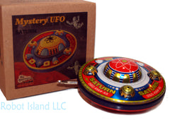 Flying Saucer Saturn UFO Tin Windup - SALE!