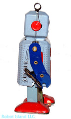 Radar Robot Tin Toy Windup Blue MS294
