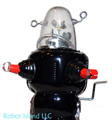 Robby the Robot Space Trooper Crank Wind 1950's Version Black