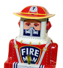 Space Fireman Robot Tin Windup - SALE!
