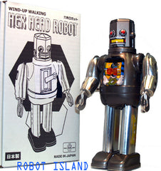 ARRIVED! Gunner Robot Hex Head Metal House Robot Windup Japan Tin Toy