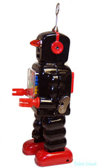 ARRIVED! Black High Wheel Gear Robot Tin Toy Windup