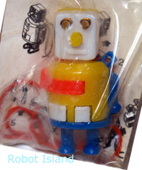 Robot Keychain Japan Dexterity Puzzle Yellow