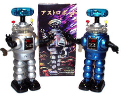 Lost in Space Robot YM-3 Blue Tin Toy Windup