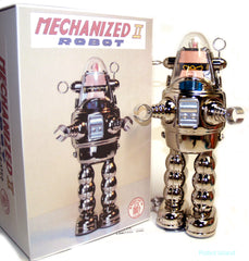 Chrome Robby the Robot Japan Battery Operated Limited Edition
