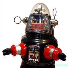 ARRIVED! Black Mechanized Robby the Robot Japan Osaka Tin Toy