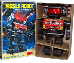 Horikawa Missile Robot Japan Tin Toy Battery Operated - SOLD