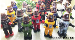 Moon Robot Robby the Robot Tin Toy Windup Limited Edition YELLOW- SOLD OUT!