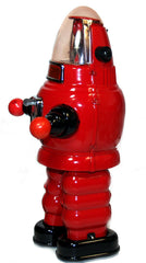 Robby the Robot a/k/a Moon Robot RED Tin Toy Windup Limited Edition