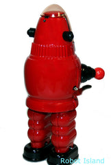 ARRIVED! Robby the Robot a/k/a Moon Robot RED Tin Toy Windup Limited Edition