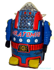 ARRIVED! Arrived - BLUE Mr. Atomic Robot Japan Osaka Tin Toy Blue OTTI Cragstan