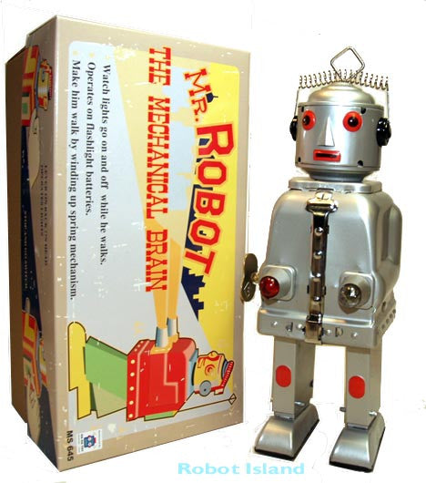 Mr. Robot Tin Windup The Mechanical Brain Silver