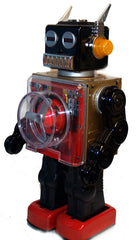 Aviator Mr. Pilot Robot Prototype Japan Metal House