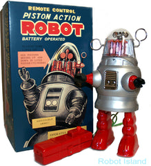 Piston Action Robot Robby the Robot Tin Toy - SALE!
