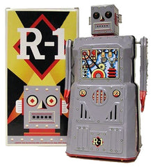 Robot - Robot Marcheur Mécanique En Tôle - Robot Oeuf Rouge Ha Ha Toy Ms649 A41555 Robot - Robot Marcheur Mécanique En Tôle - Robot Oeuf Rouge Ha Ha Toy Ms649 A41555