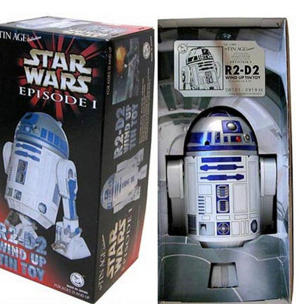 R2-D2 Robot Tin Toy Japan Windup Star Wars Osaka Tin Toy