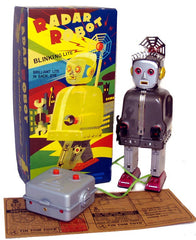 ARRIVED! Arrived-Radar Robot Tin Toy Battery Operated by Tin Tom Toys