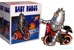 Baby Robby The Robot Windup Tin Toy Windup Tricycle