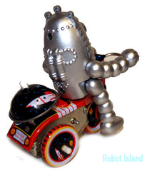 Baby Robby The Robot Windup Tin Toy Windup Tricycle