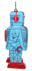 Sparky Robot Powder Blue Tin Toy Windup Canadian Edition - SOLD OUT!