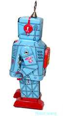 Sparky Robot Powder Blue Tin Toy Windup Canadian Edition - SOLD OUT!