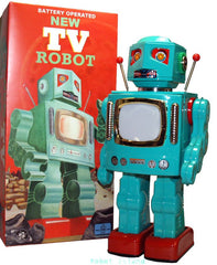 Battery Operated Metal House Robot Japan TV ROBOT Special Edition SALE!