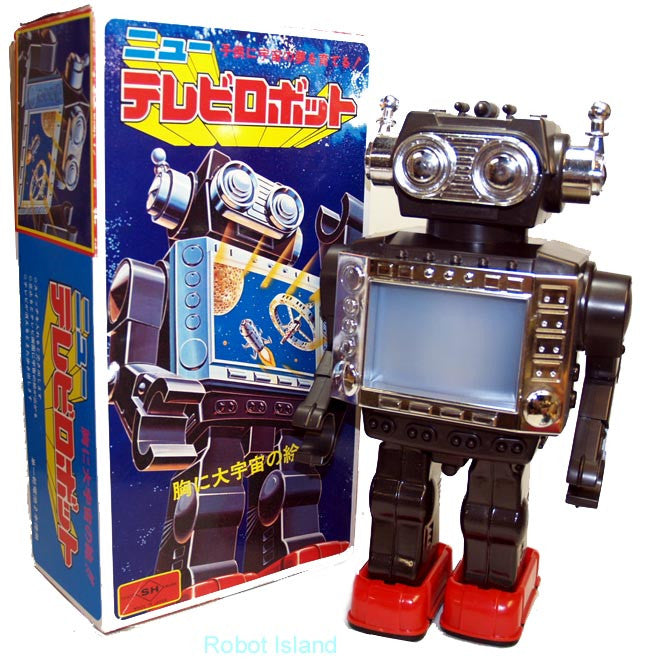 Horikawa Japan Television Robot Vintage Tin Toy