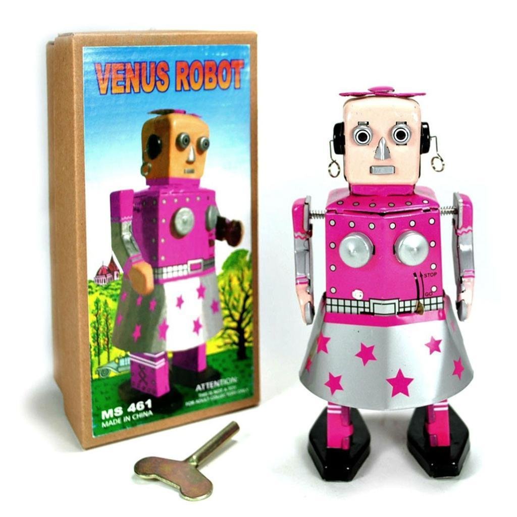 Maria Metropolis Girl Robot Valentine Tin Windup Venus Robot SALE!
