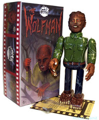 Wolfman Robot Tin Toy Windup Japan Metal House